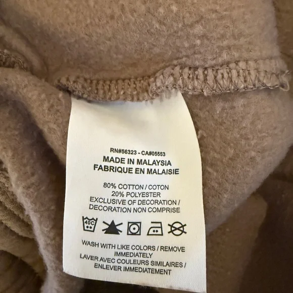 Nike Brown Cropped Hoodie - Picture 3 of 4